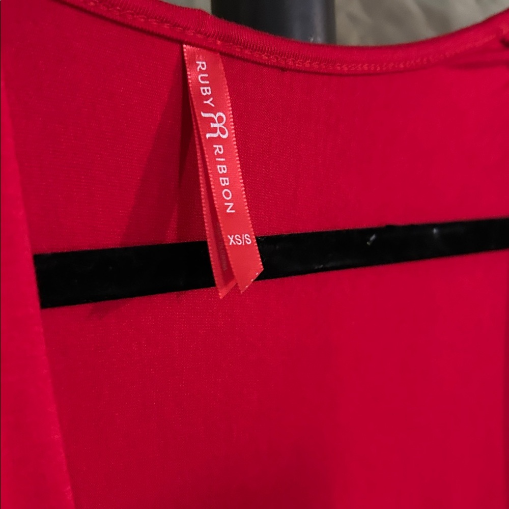 Ruby Ribbon cotton vest - Picture 2 of 2